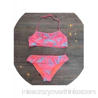 Girls Swim Two-Piece Suits Bikinis Print with Flower Girl Bikini Set Leopard B07QGQQDV3